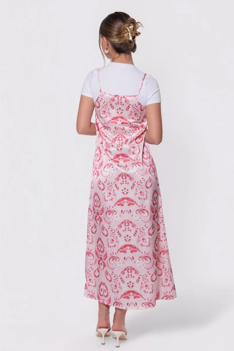 Paula Dress (Pink Pattern) - Image 5