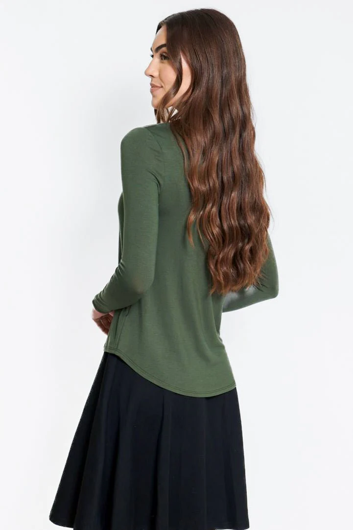 Phoebe Tee (Olive) - Image 5