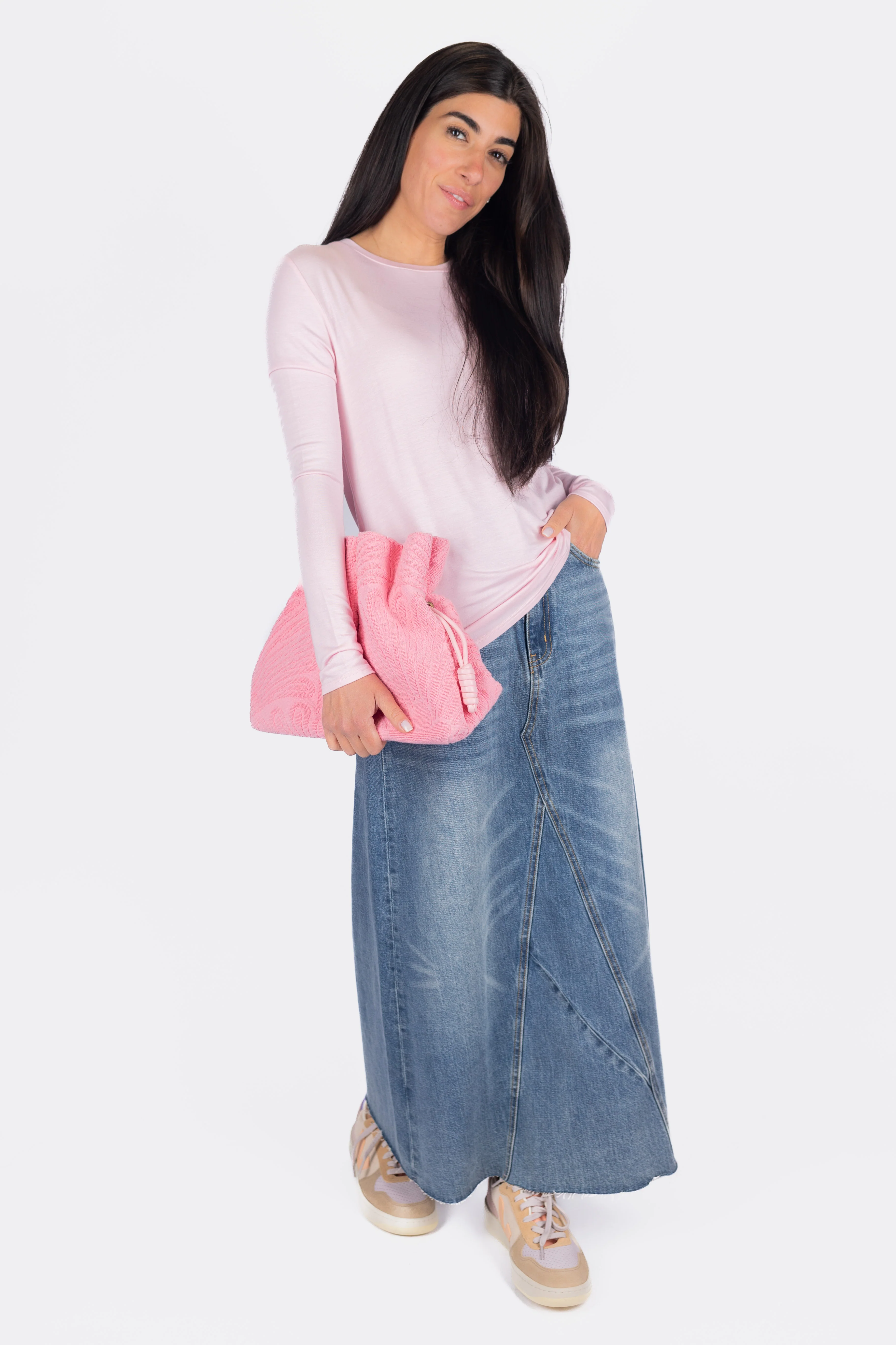Phoebe Tee (Light Pink) - Image 2