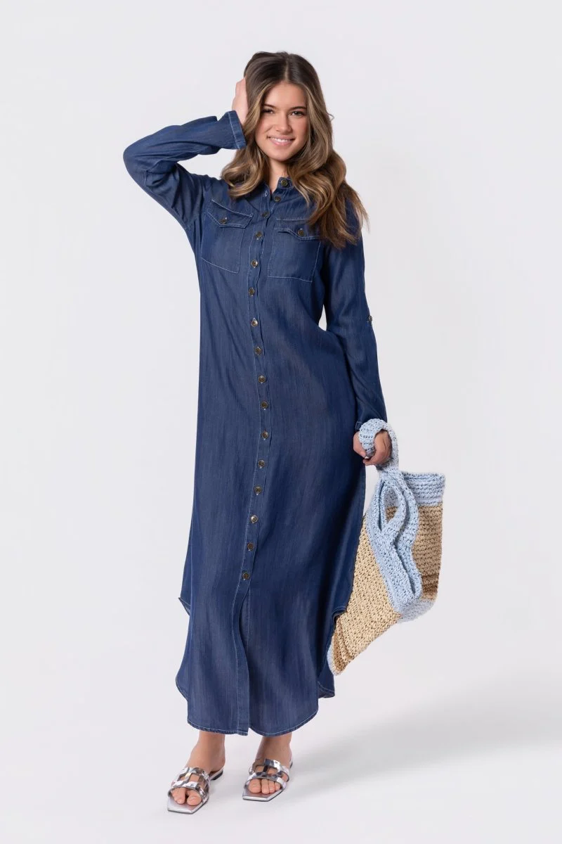 Piper Dress (Blue) - Image 2