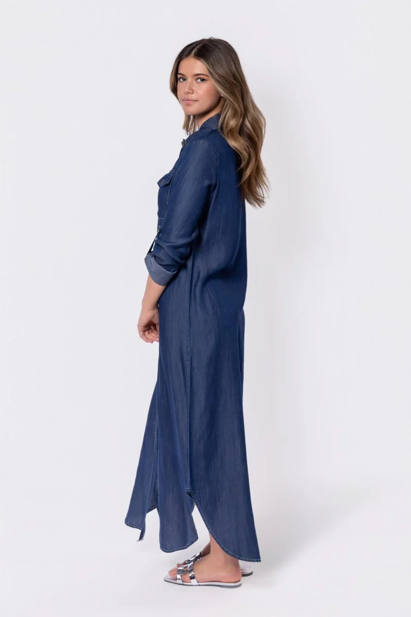 Piper Dress (Blue) - Image 3