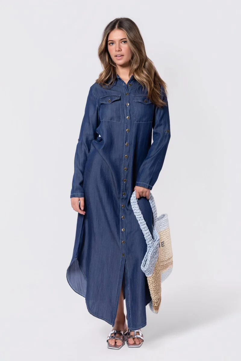 Piper Dress (Blue) - Image 5