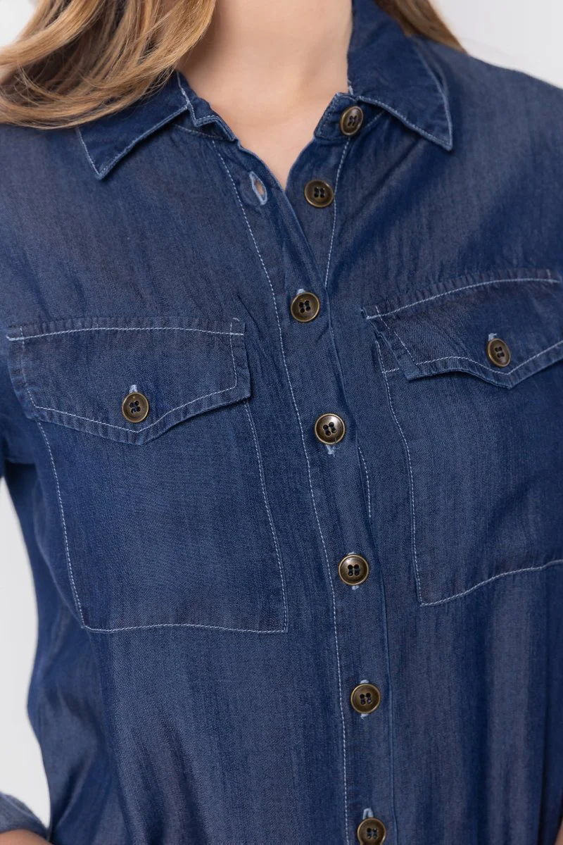 Piper Dress (Blue) - Image 6
