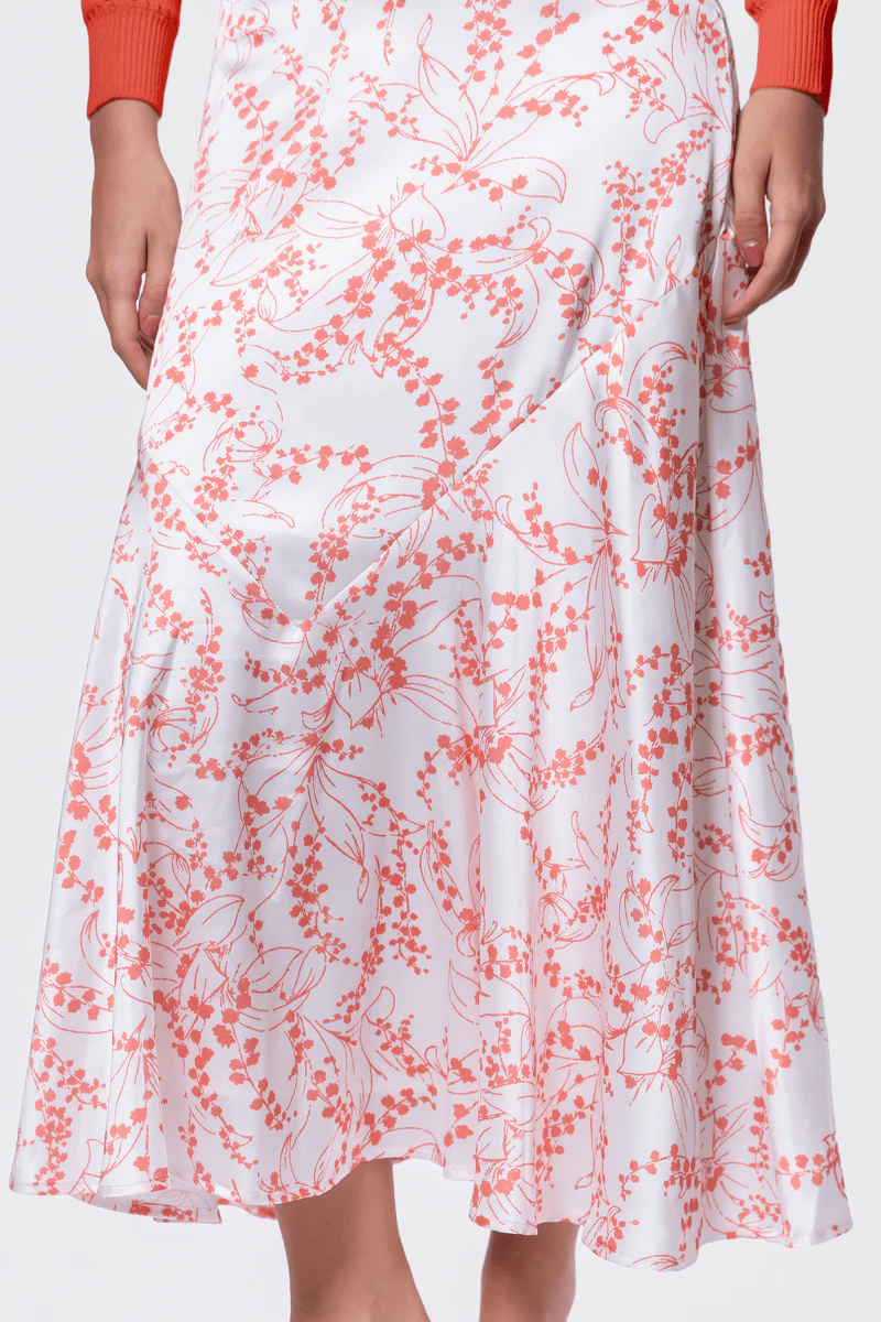 Rachel Skirt (Ivory Flower) - Image 4