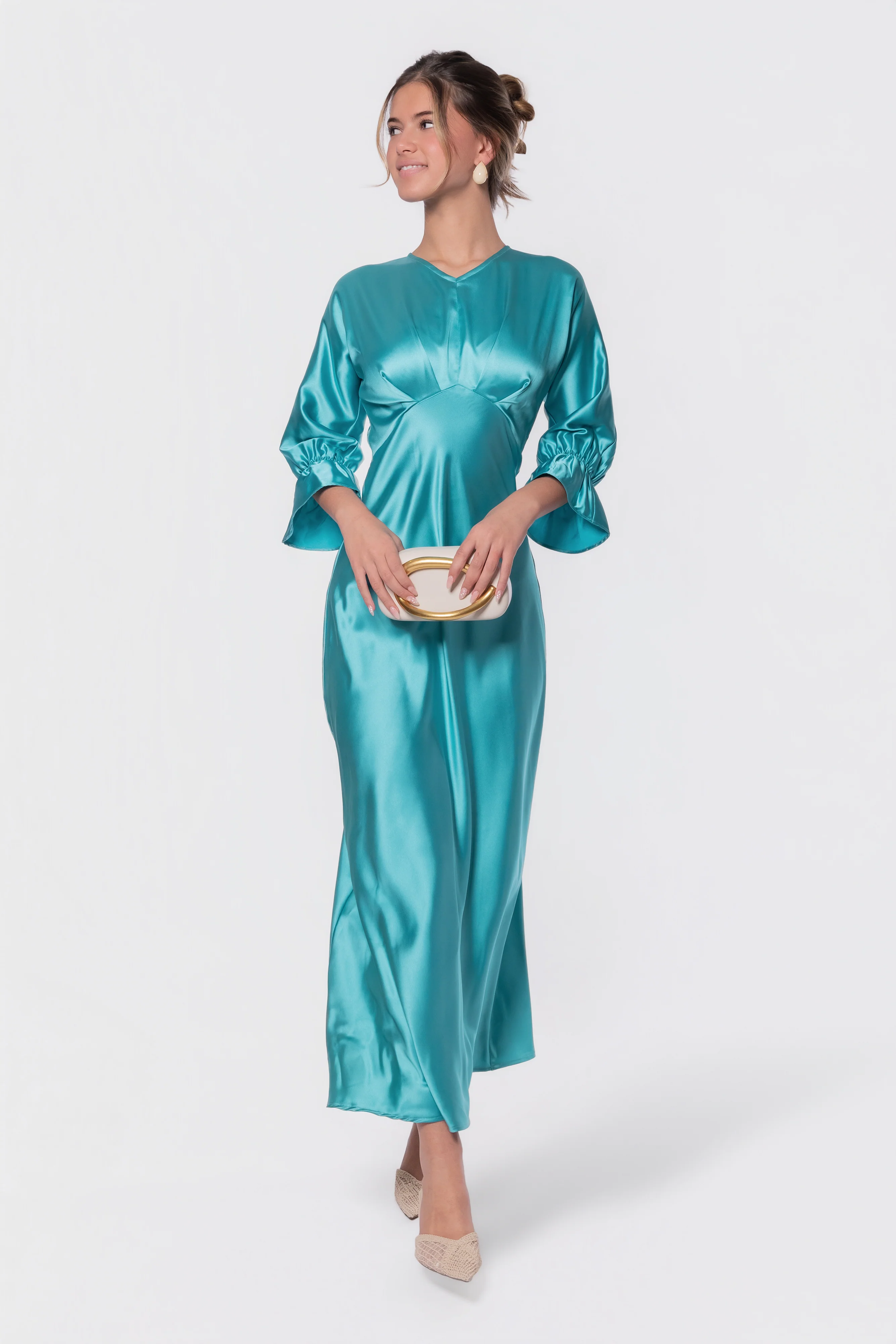 Rebecca Dress (Mint Green) - Image 2