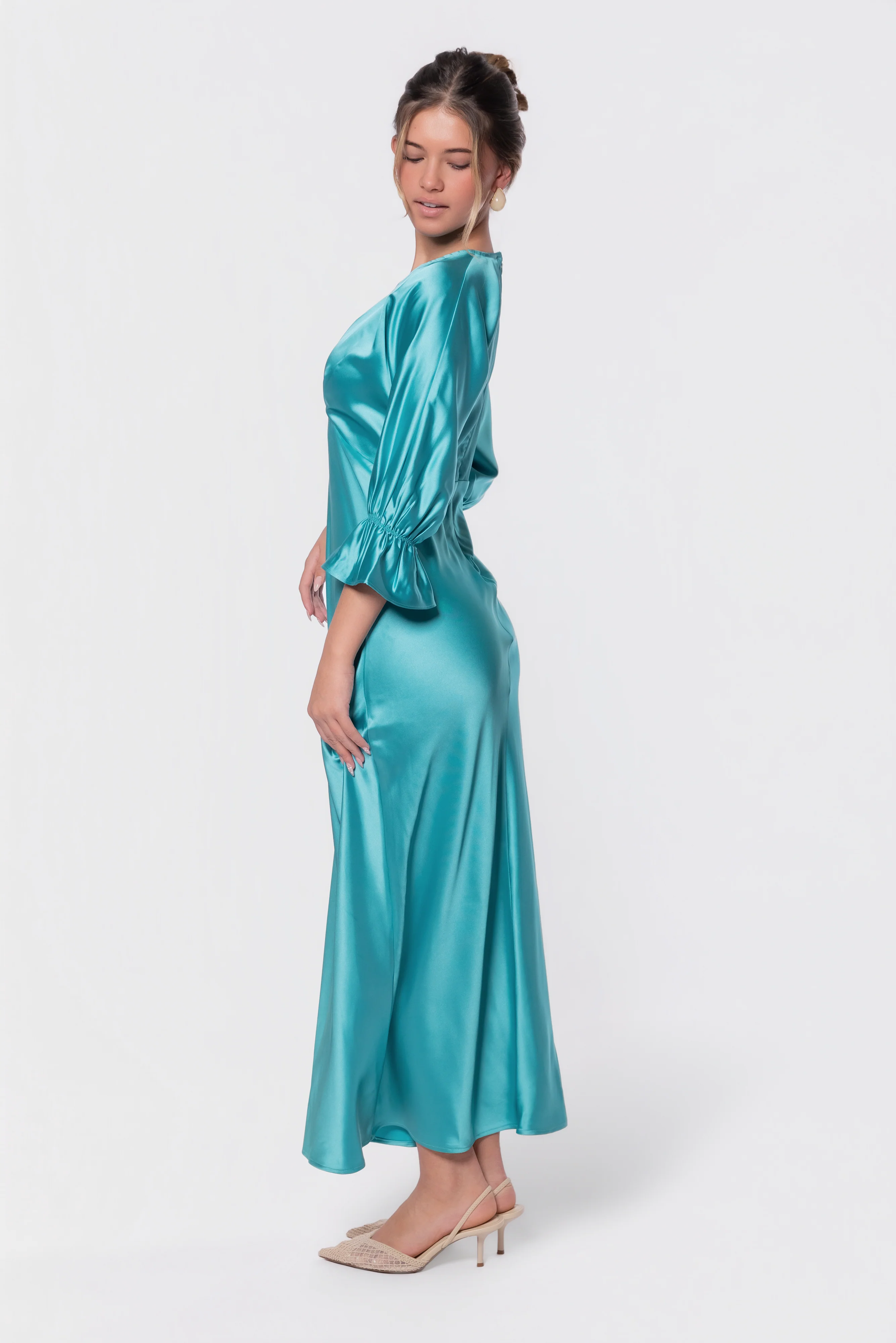 Rebecca Dress (Mint Green) - Image 4