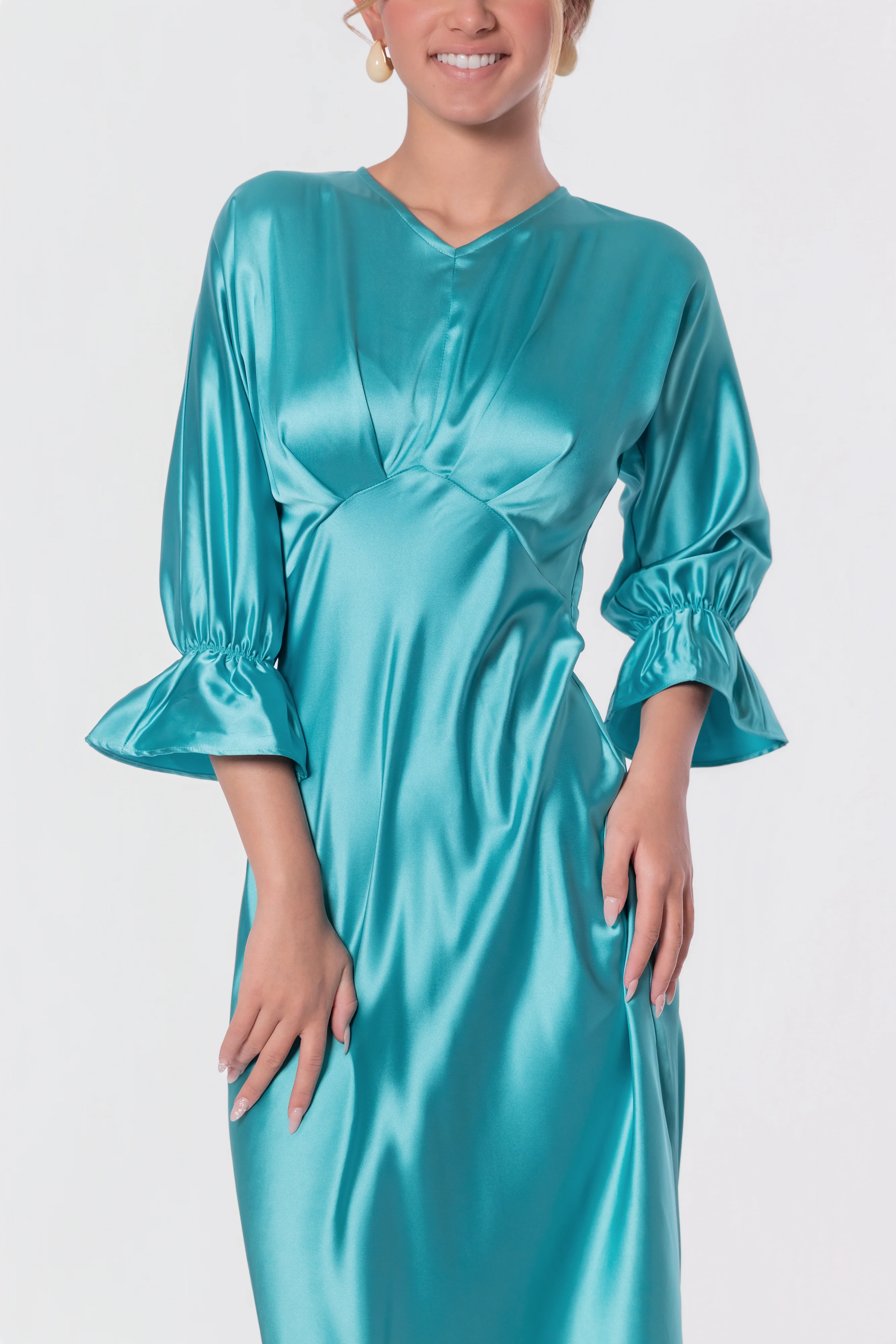 Rebecca Dress (Mint Green) - Image 6