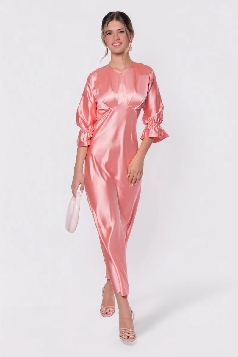 Rebecca Dress (Pink) - Image 2