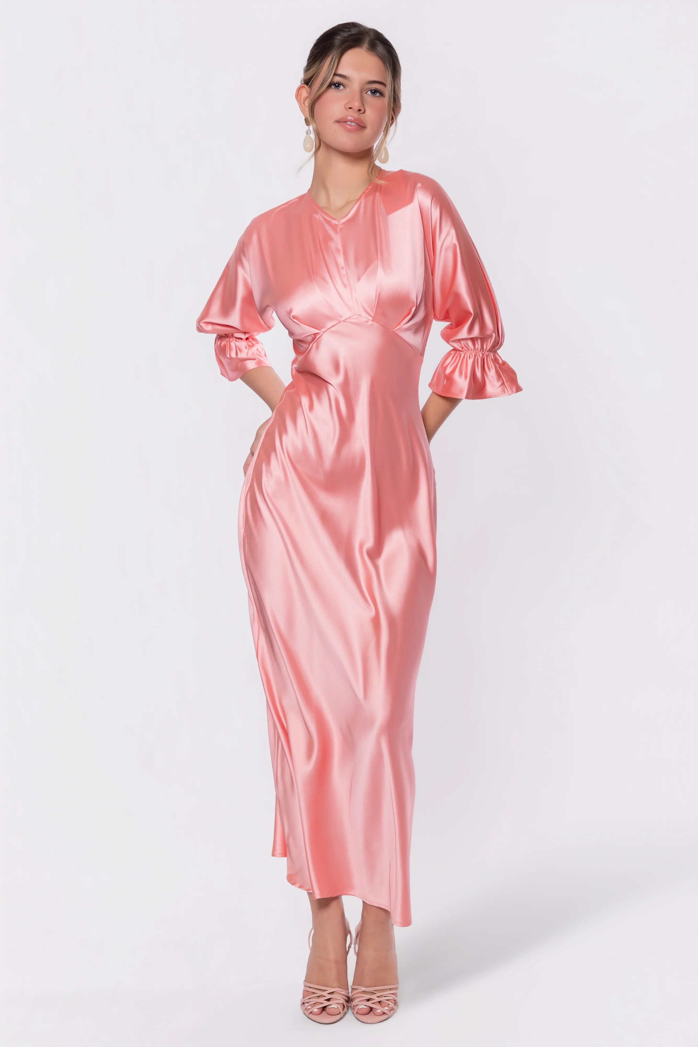 Rebecca Dress (Pink) - Image 3