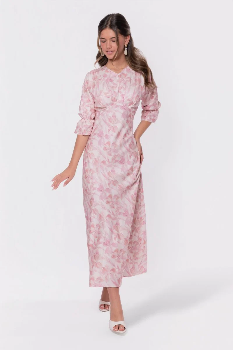 Rebecca Dress (Pink Pattern) - Image 4