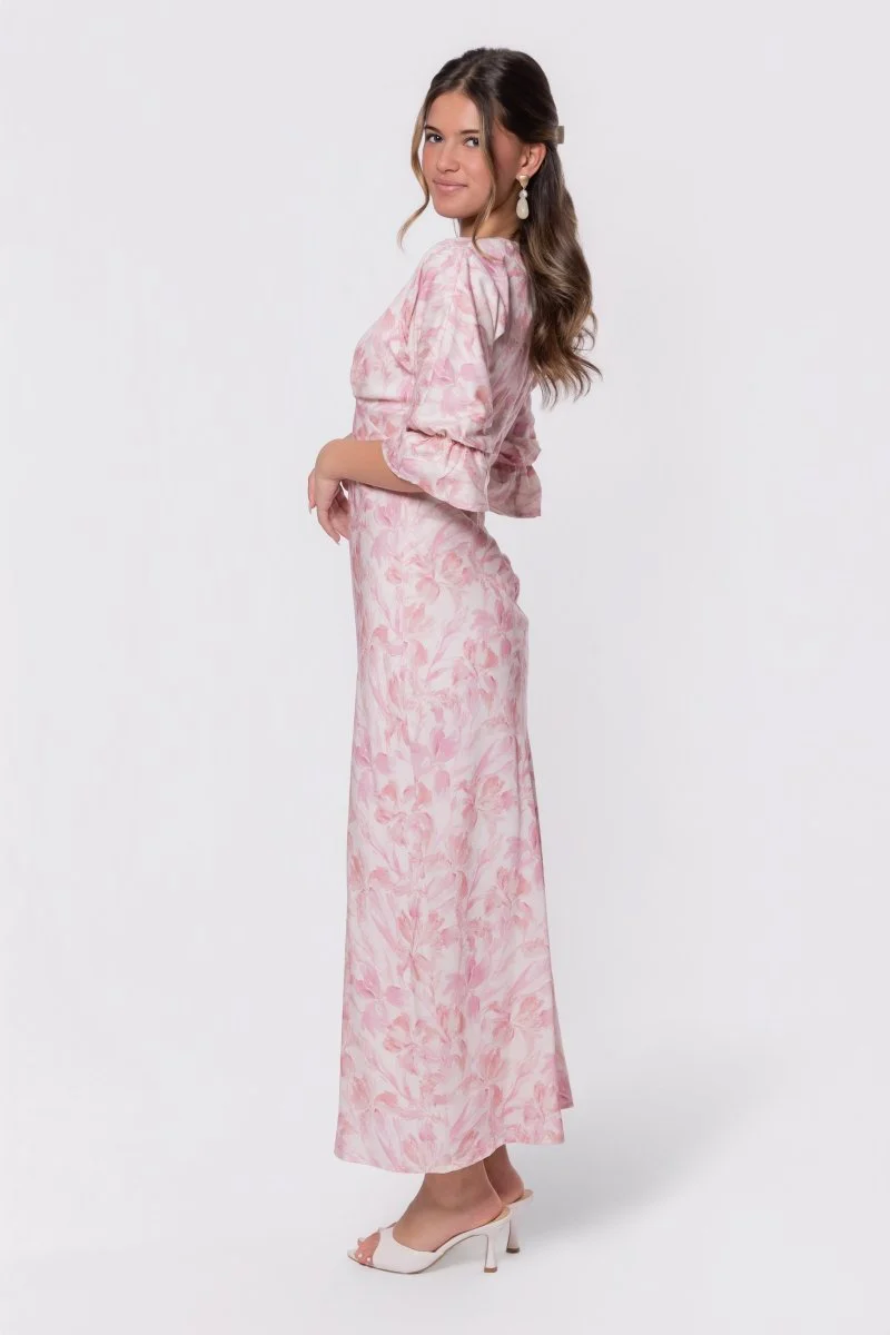 Rebecca Dress (Pink Pattern) - Image 5