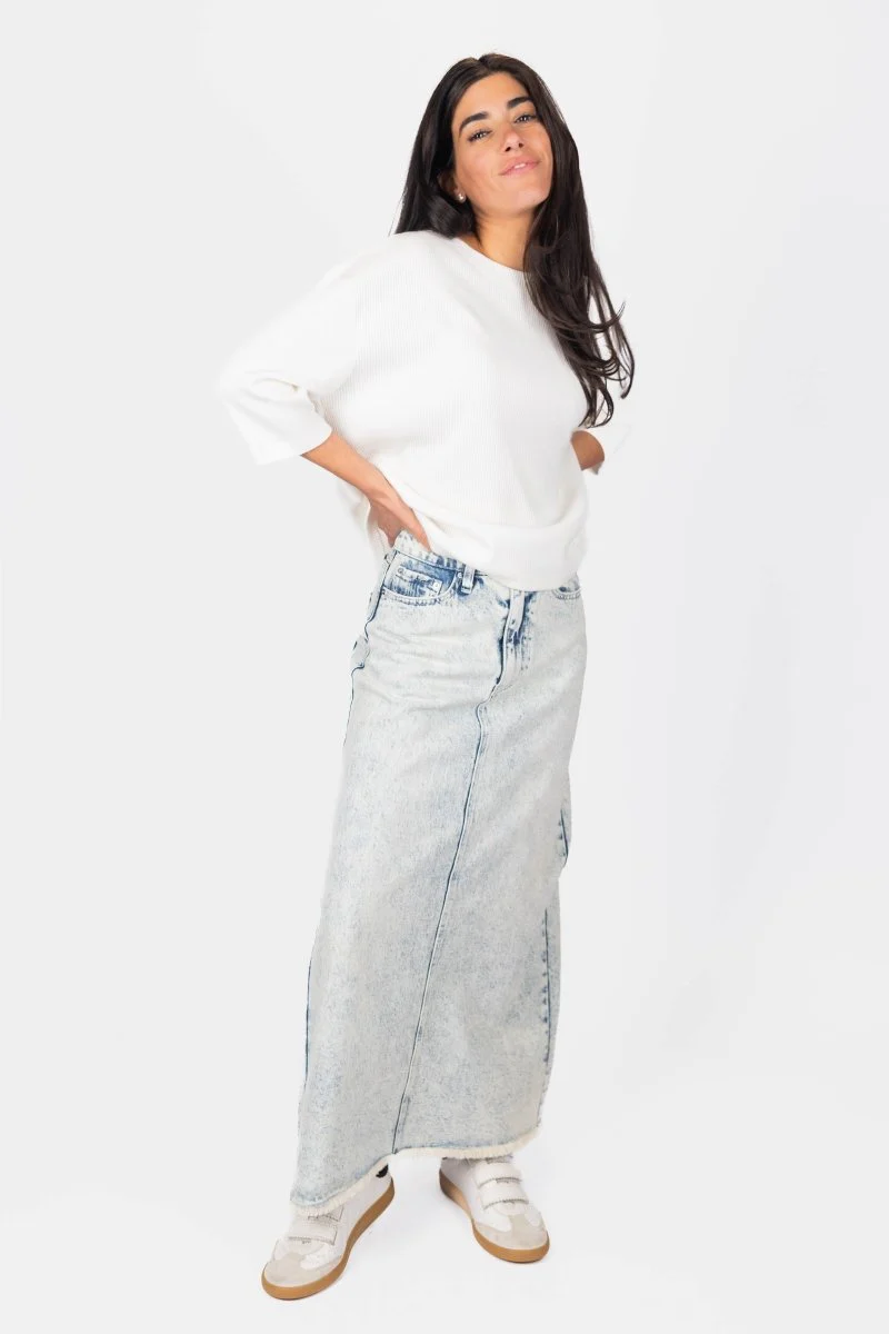 Remi Tee Ribbed (Off White) - Image 6