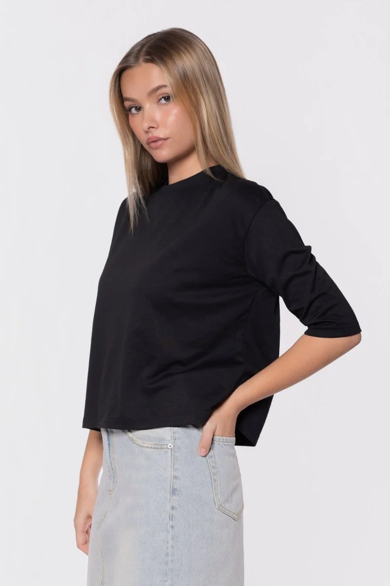Remi Tee Plain (Black) - Image 4