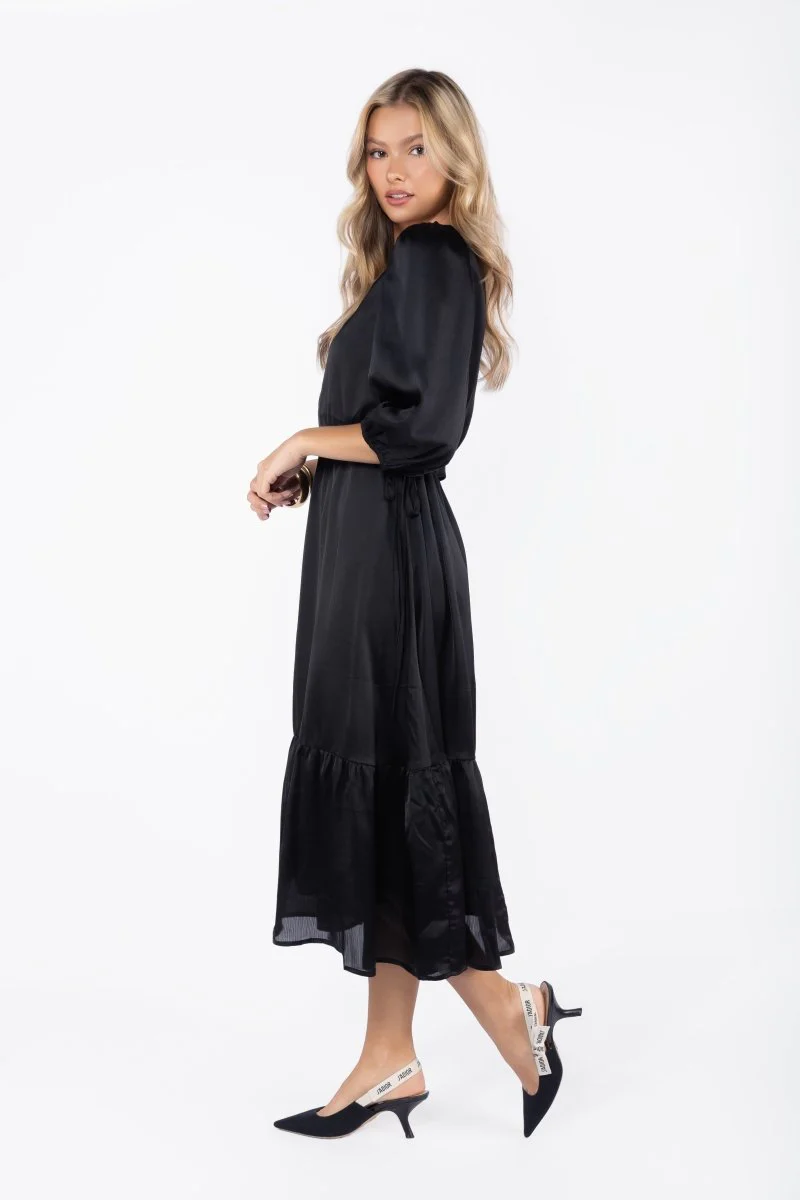 Reyna Dress (Black) - Image 4