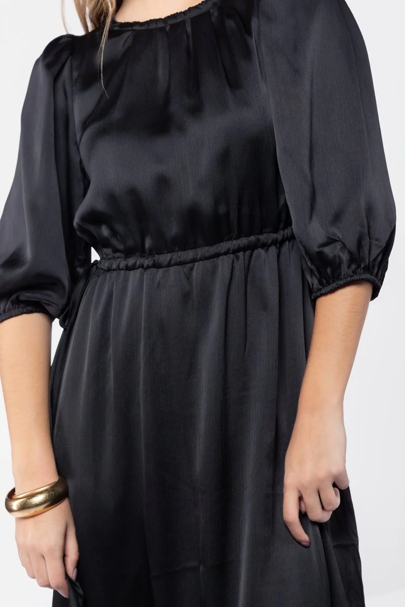 Reyna Dress (Black) - Image 6