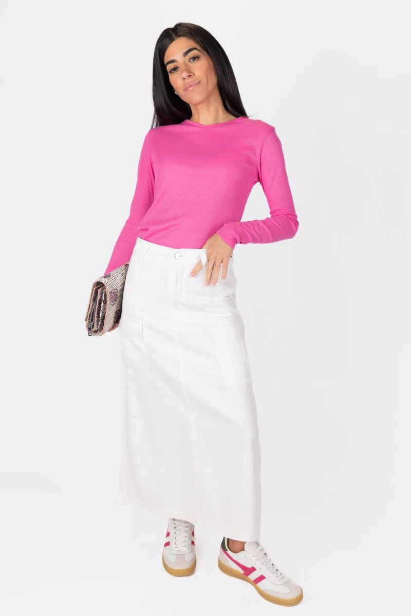 Romi Top Long Sleeve (Bubble Pink) - Image 6