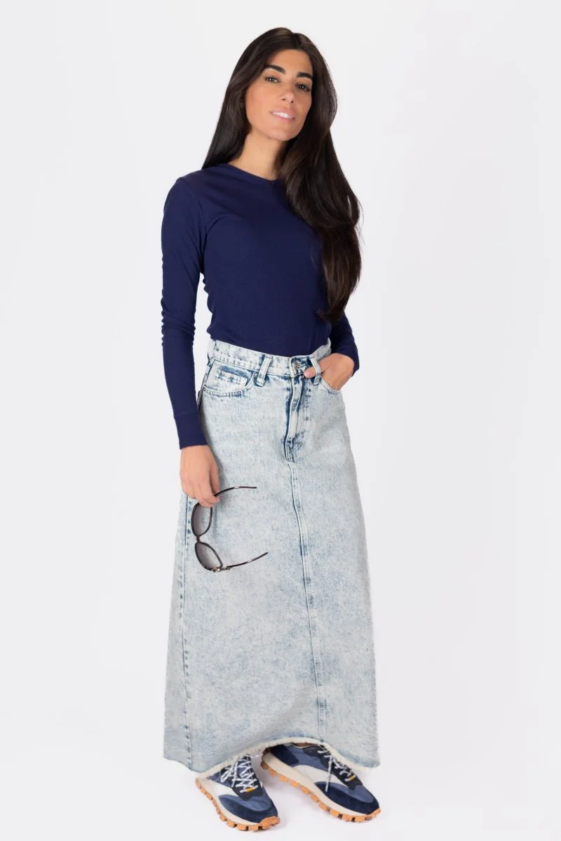 Romi Top Long Sleeve (Navy) - Image 3