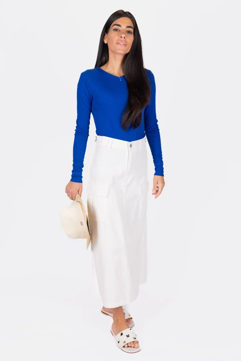 Romi Top Long Sleeve (Royal Blue) - Image 6