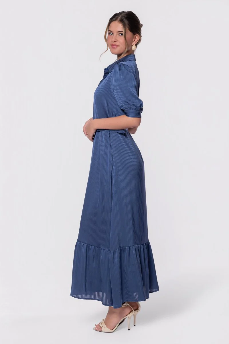 Rosalie Dress (Navy) - Image 3