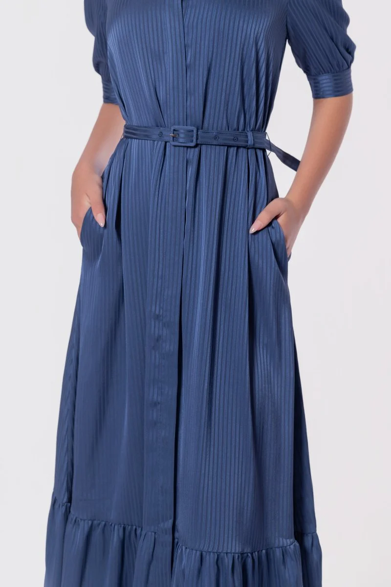 Rosalie Dress (Navy) - Image 5