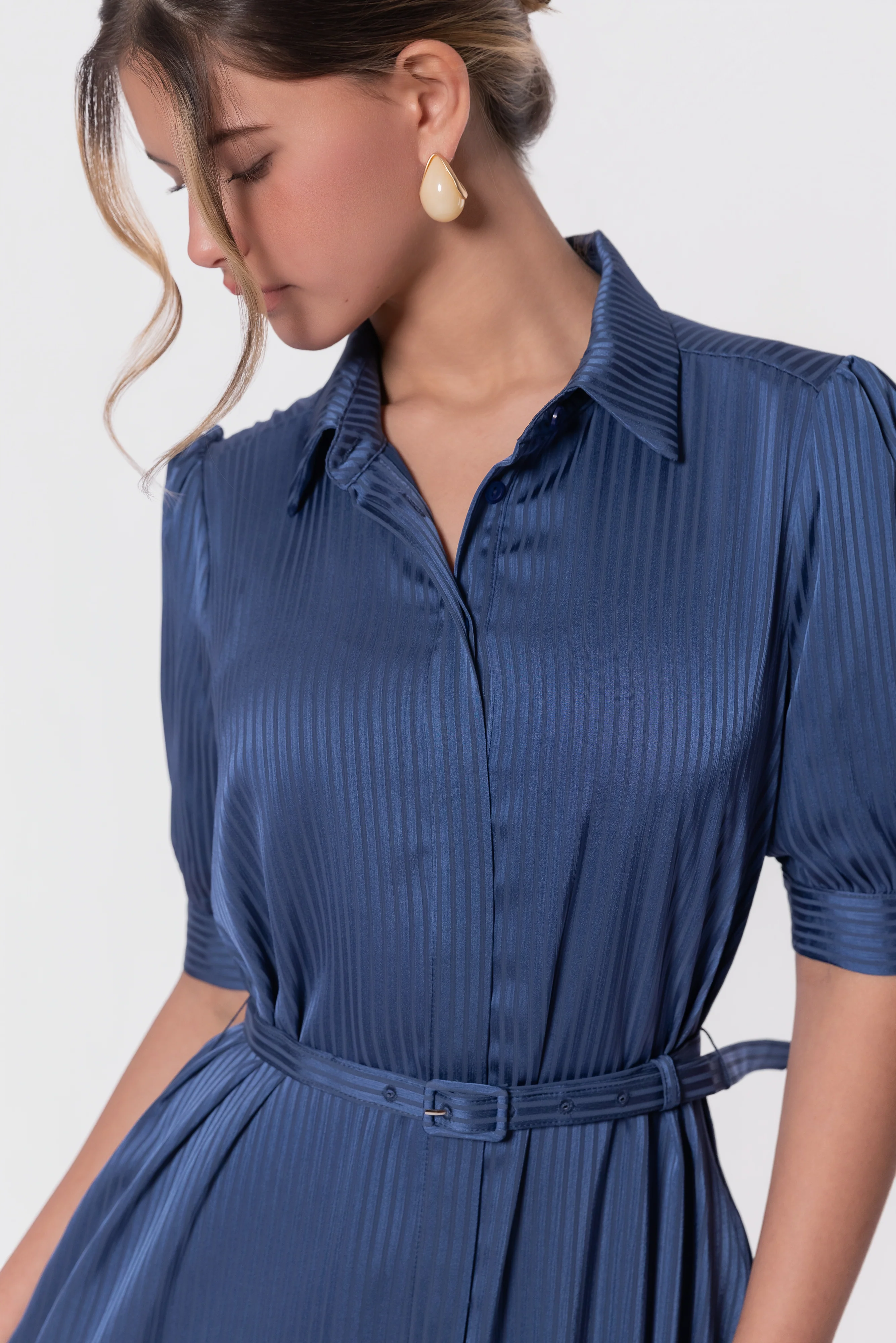 Rosalie Dress (Navy) - Image 6