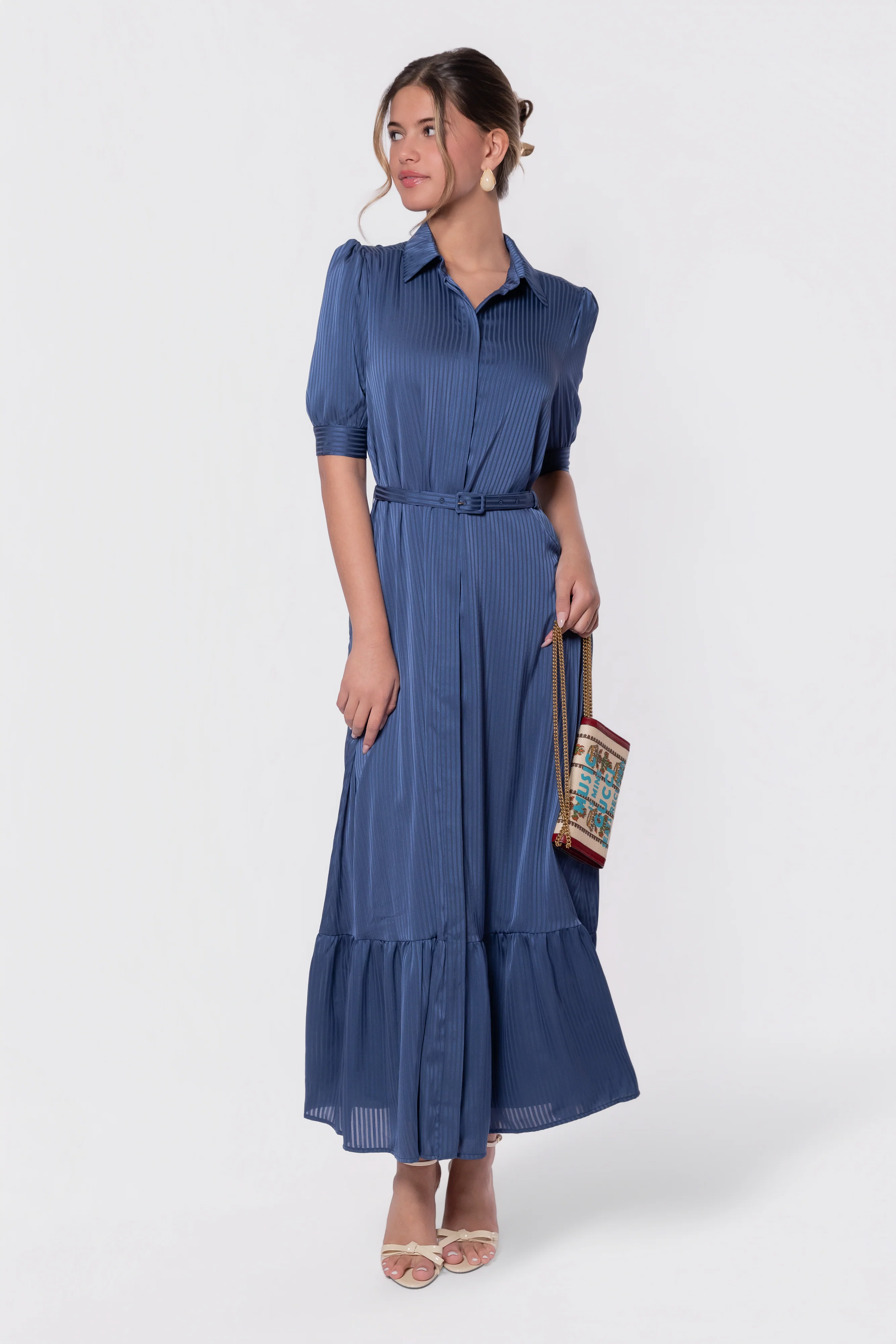 Rosalie Dress (Navy) - Image 7