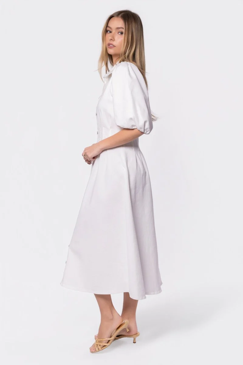 Ruth Dress (White) - Image 3