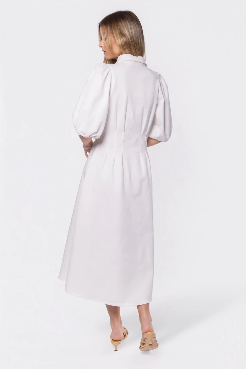 Ruth Dress (White) - Image 5
