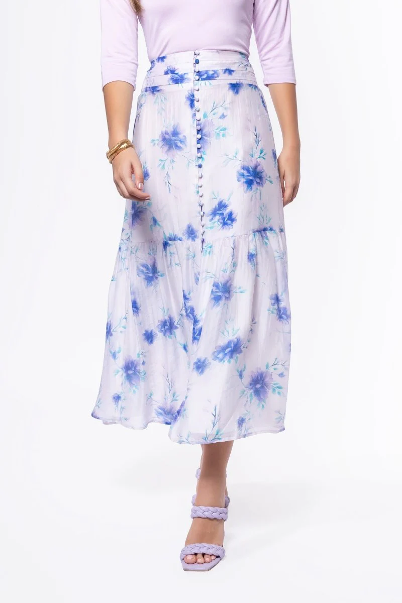 Siena Skirt (Purple Flower) - Image 3