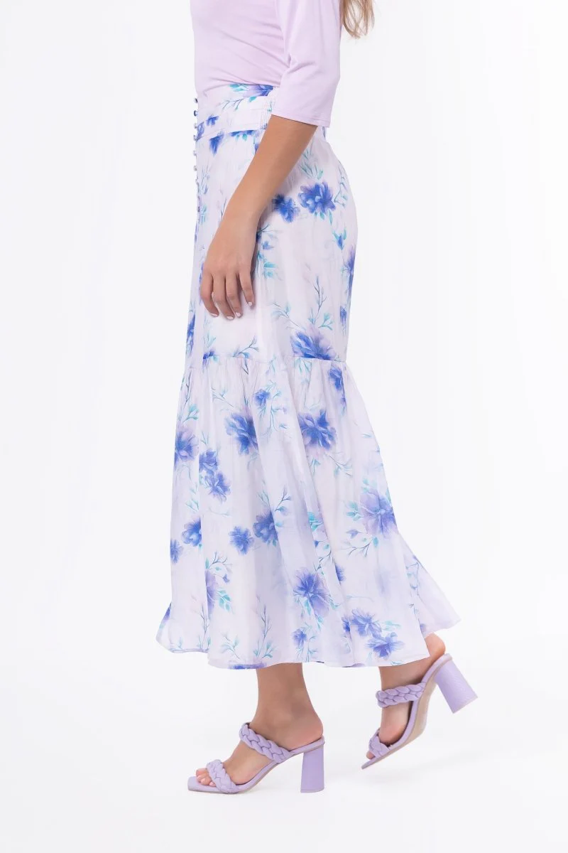 Siena Skirt (Purple Flower) - Image 5