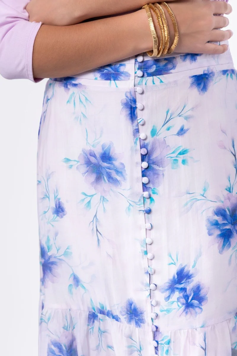 Siena Skirt (Purple Flower) - Image 7