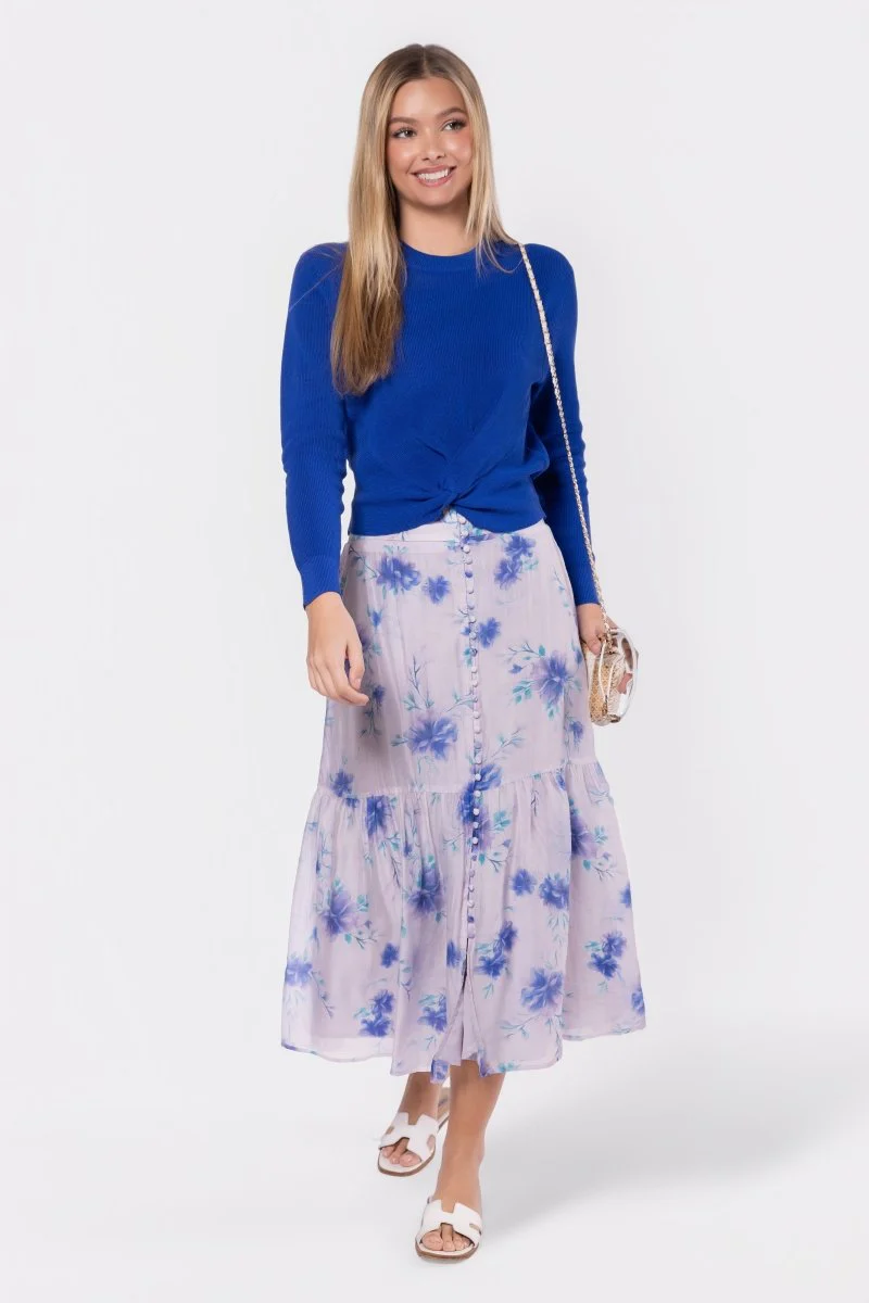 Siena Skirt (Purple Flower) - Image 8