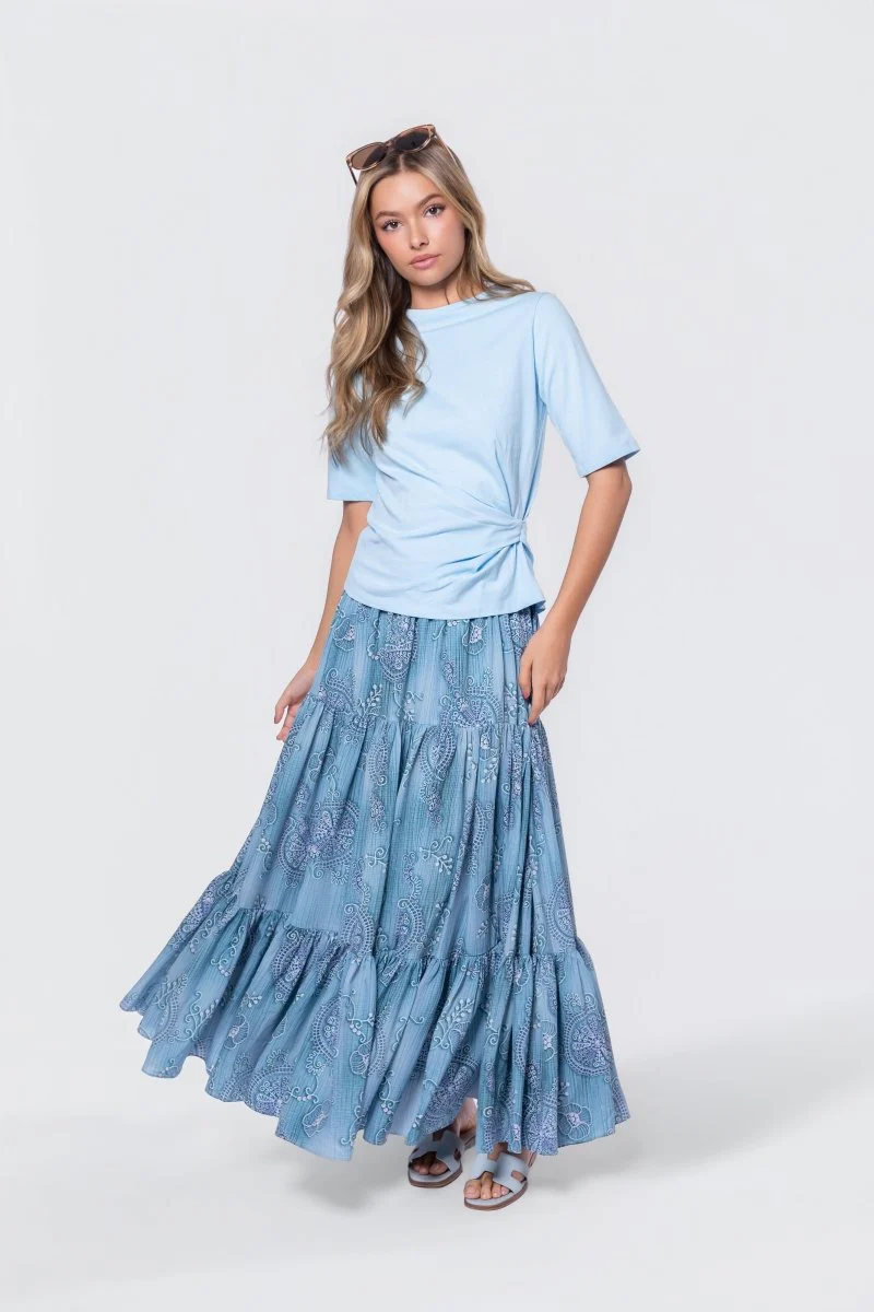 Sonia Top (Light Blue) - Image 2
