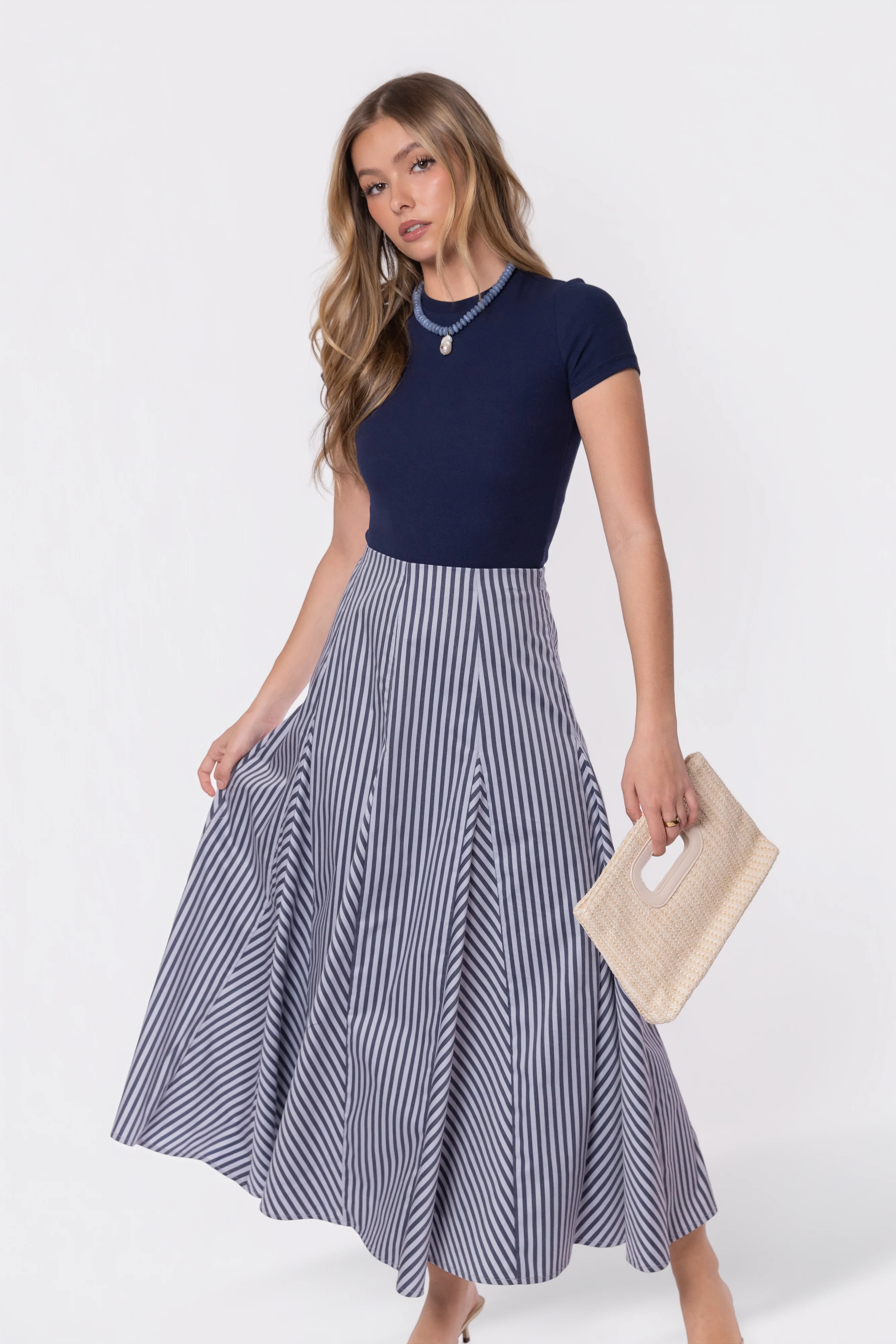 Sonoma Skirt (Blue Stripe) - Image 4