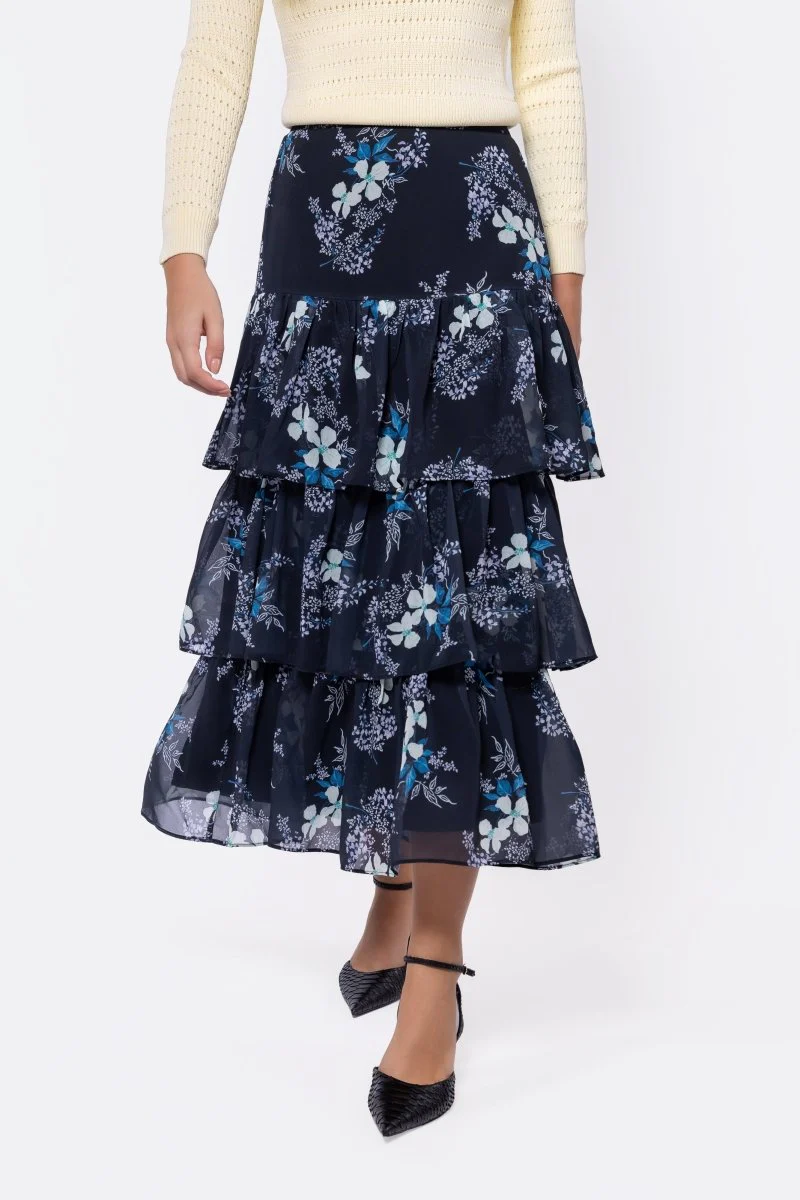Suri Skirt (Black Pattern) - Image 2