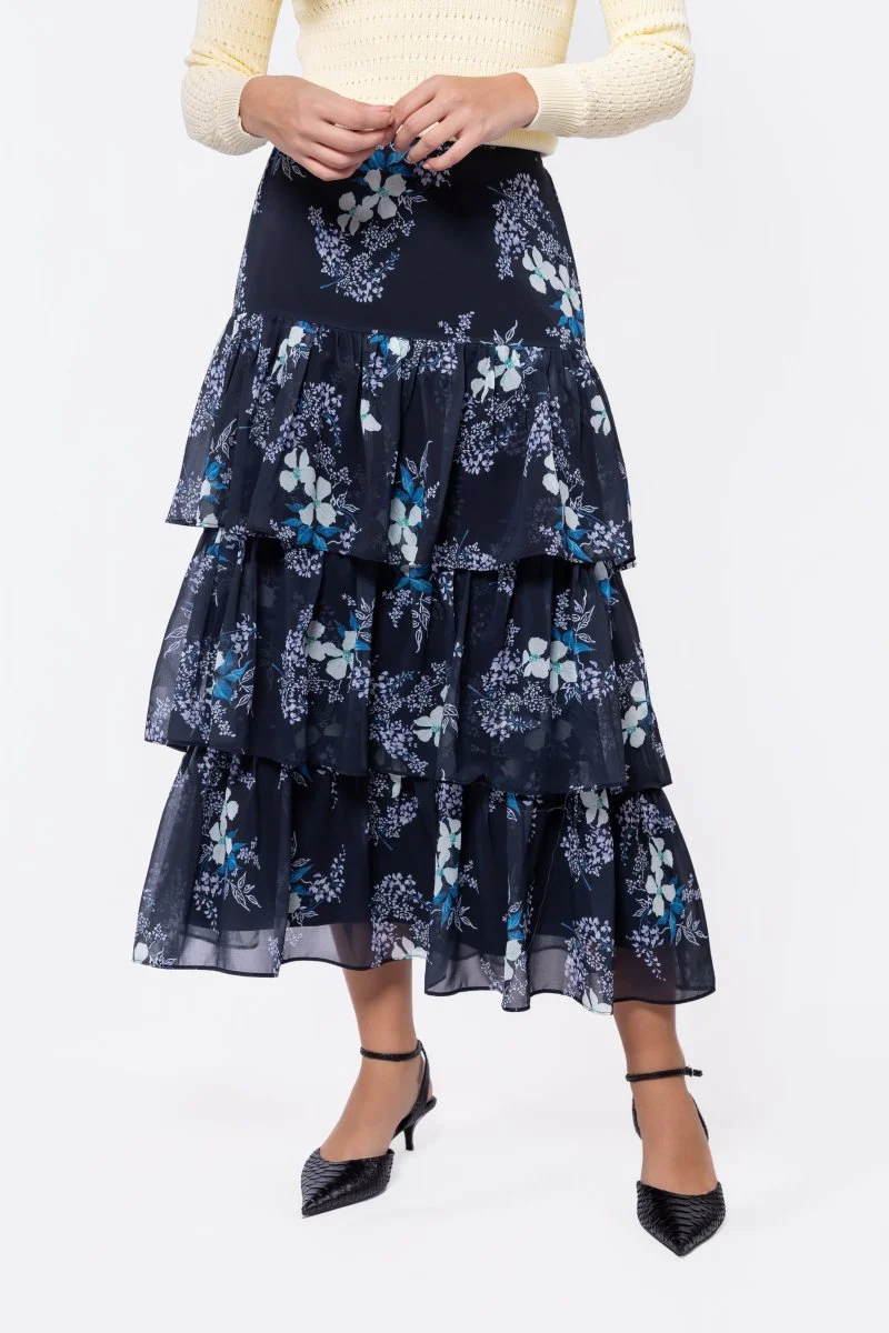 Suri Skirt (Black Pattern) - Image 3