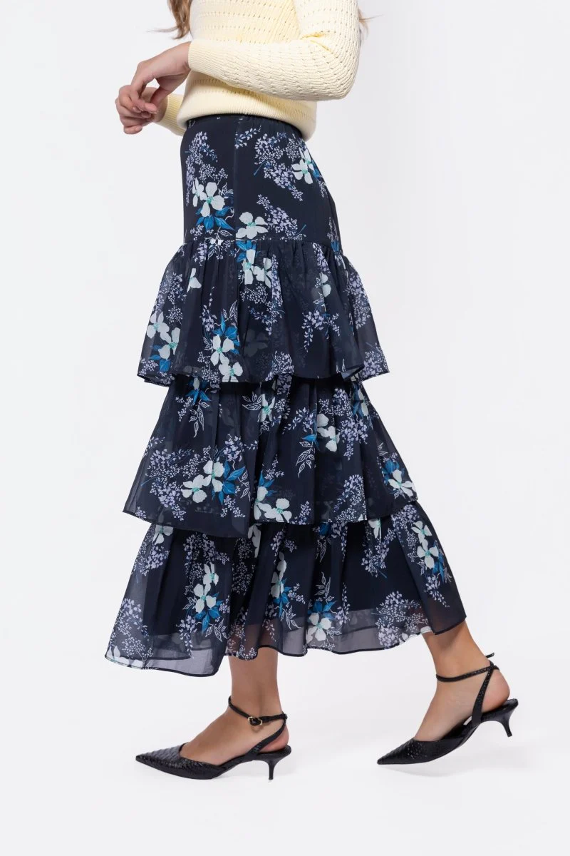 Suri Skirt (Black Pattern) - Image 4