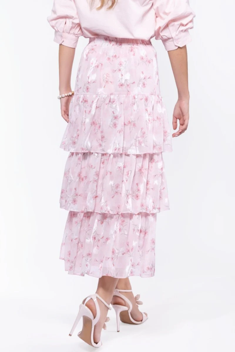 Suri Skirt (Pink Flower) - Image 5