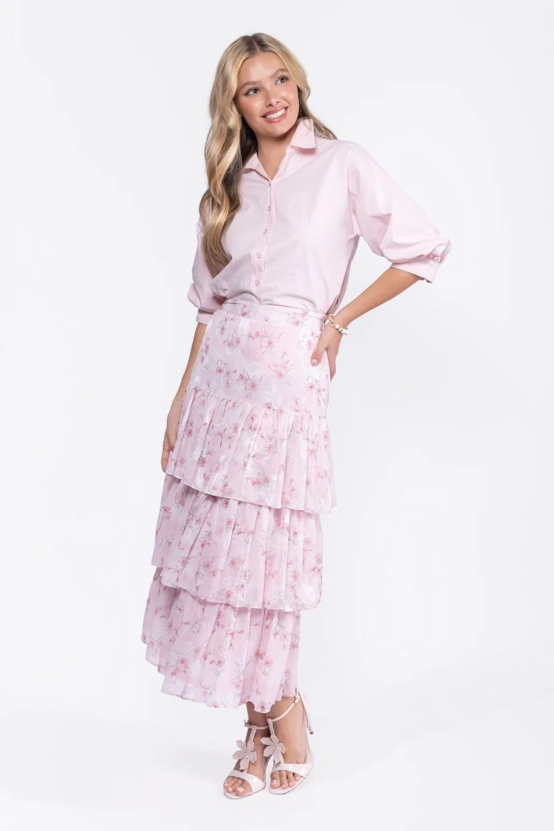 Suri Skirt (Pink Flower) - Image 6