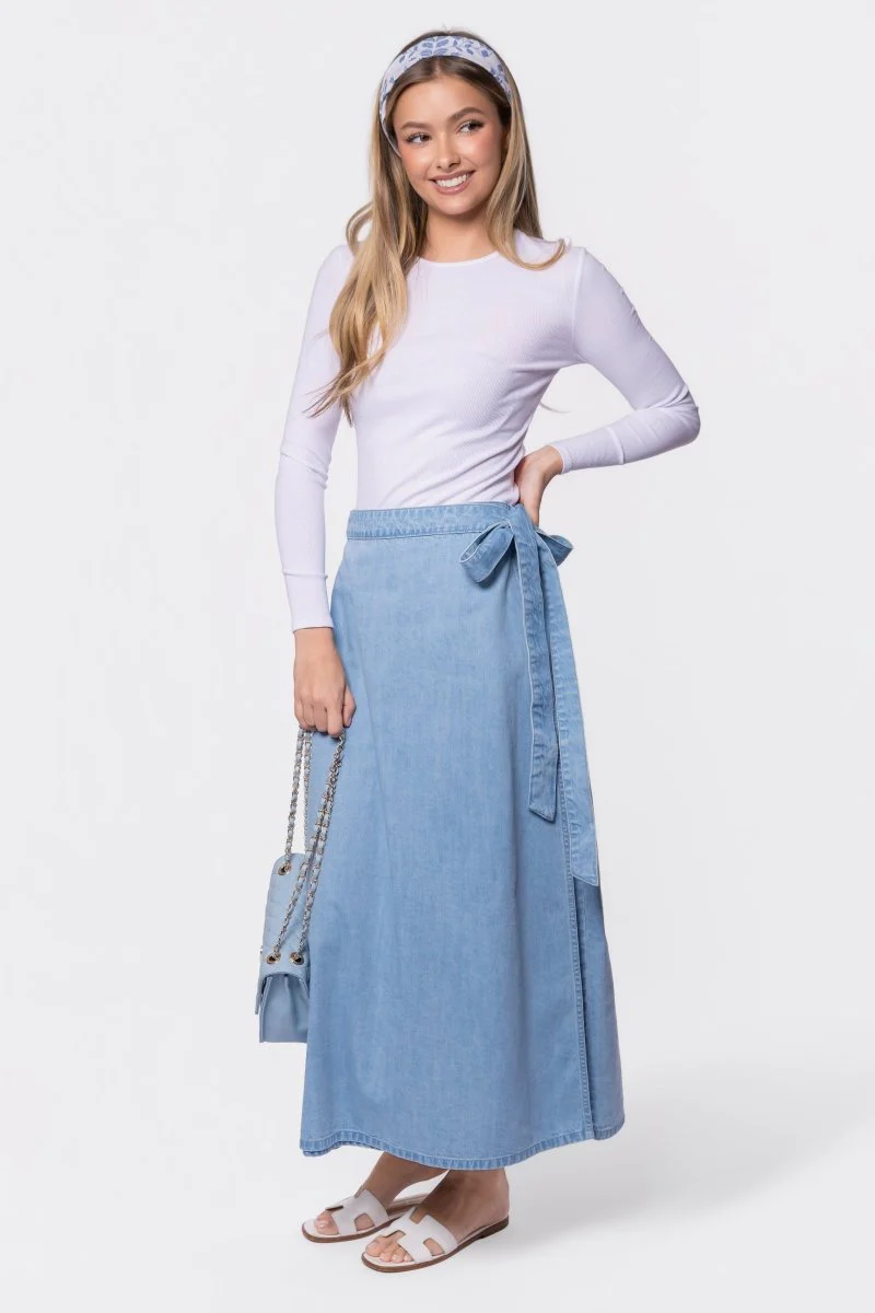 Sydney Skirt (Light Blue)
