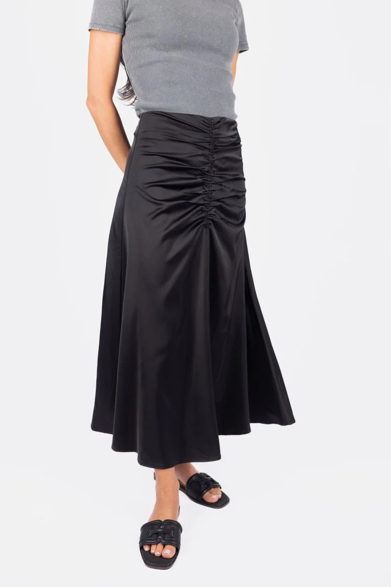 Sylvie Skirt (Black Solid) - Image 3