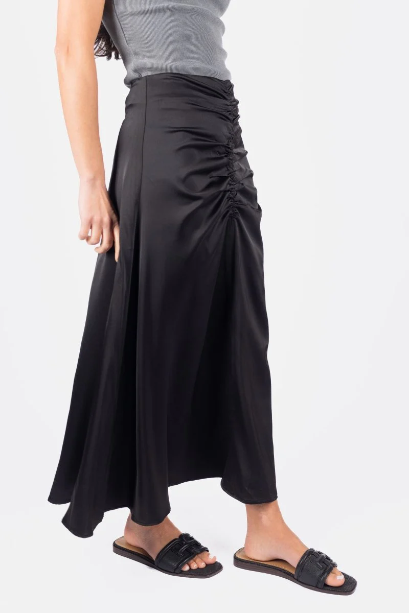 Sylvie Skirt (Black Solid) - Image 4