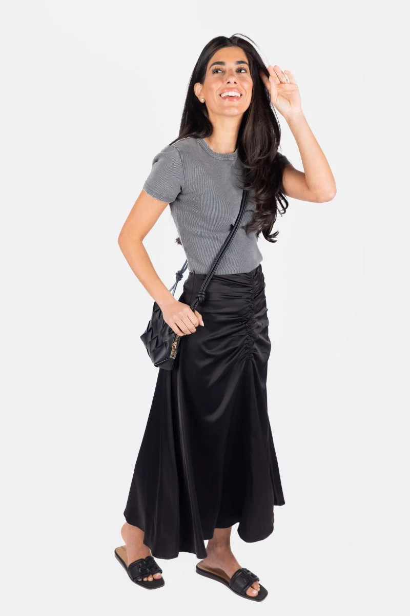 Sylvie Skirt (Black Solid) - Image 7