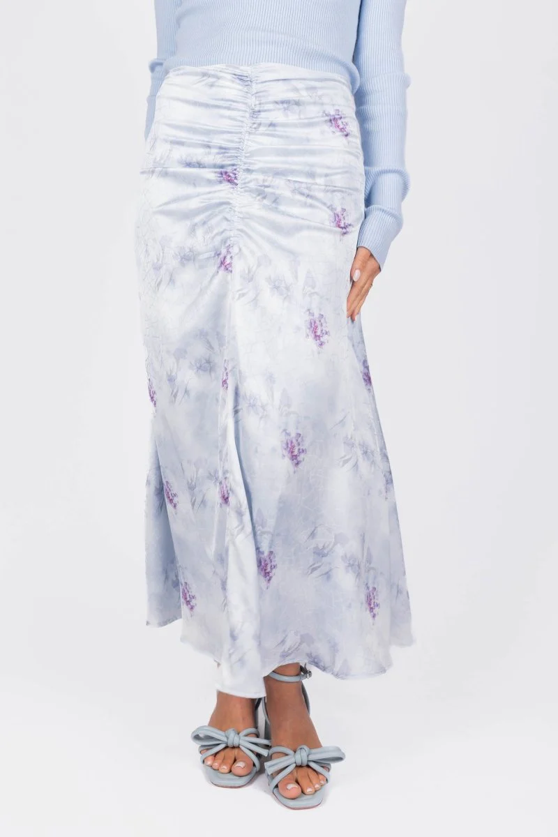 Sylvie Skirt (Blue/Grey) - Image 3