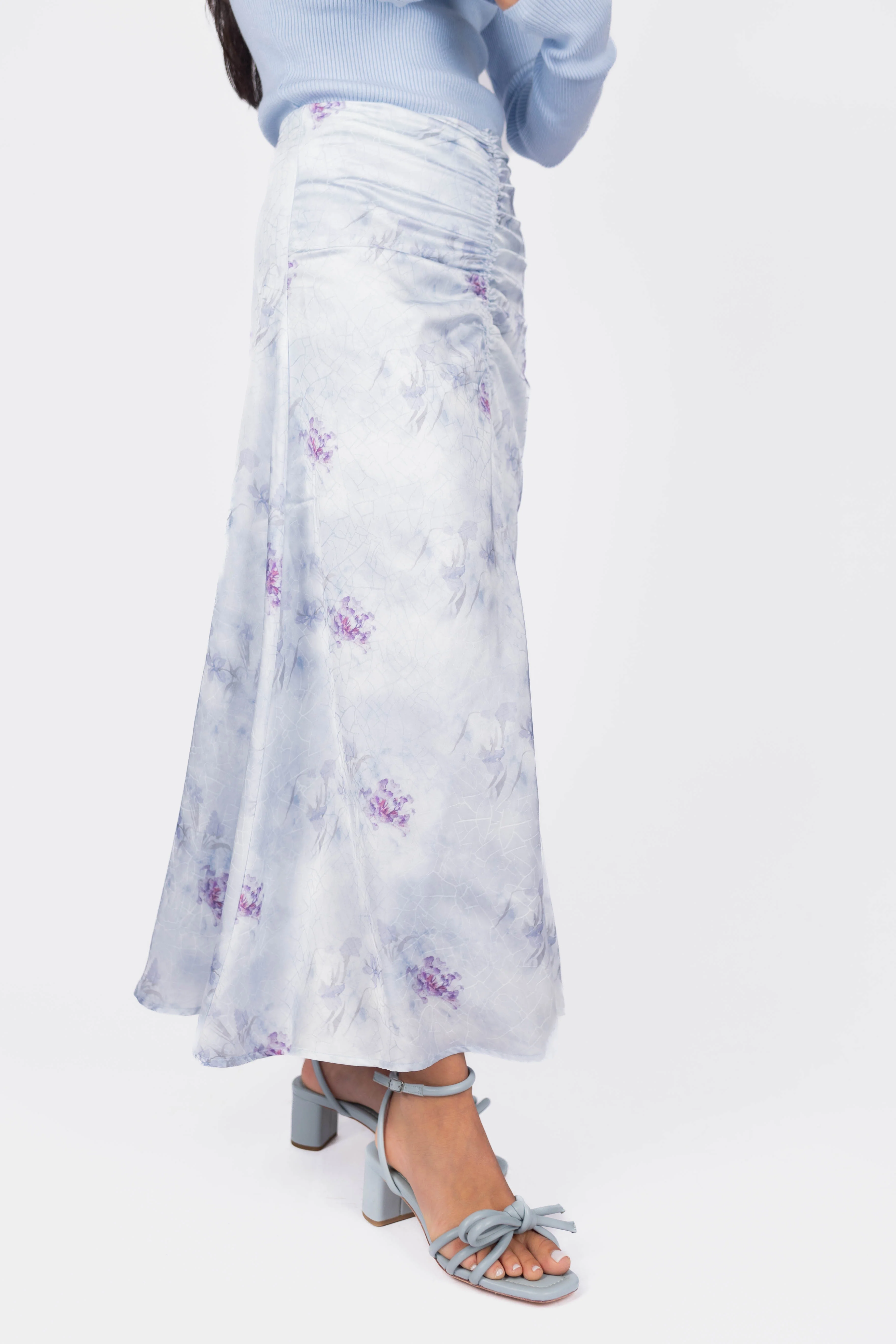Sylvie Skirt (Blue/Grey) - Image 4