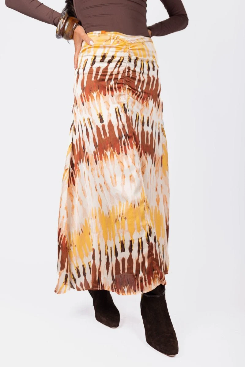 Sylvie Skirt (Brown Multi) - Image 6