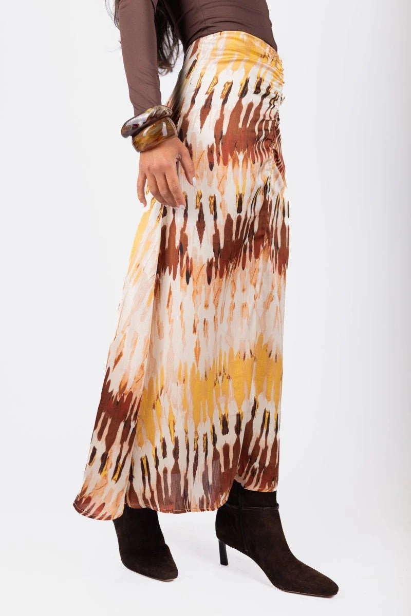 Sylvie Skirt (Brown Multi) - Image 7