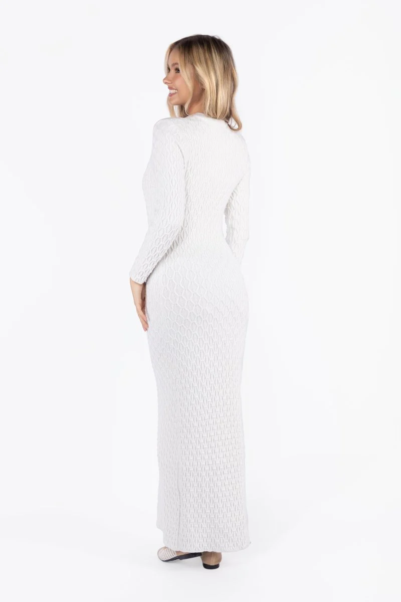 Talia Dress (White) - Image 5