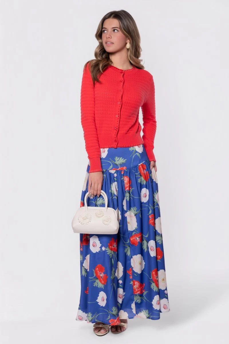 Tansy Skirt (Blue Flower) - Image 7