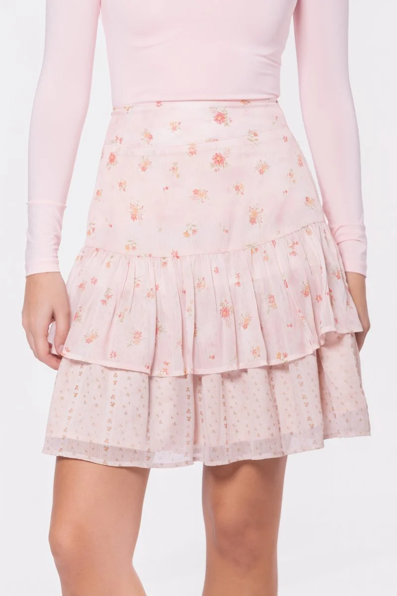 Tessa Skirt (Pink Flower) - Image 2
